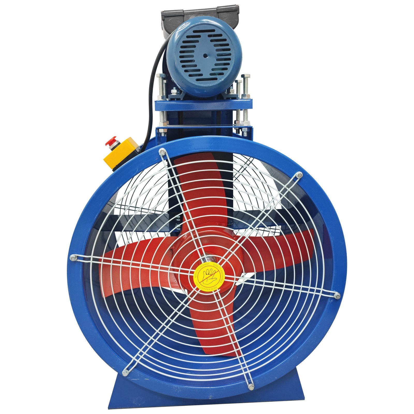 220V 750W 20″ Axial Blower Fan External Motor 4738CFM Industrial Ventilation