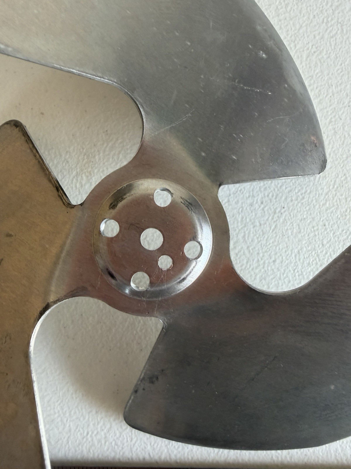 OEM Aluminum 3 Blade Fan Blade 5″ Dia Stamped 801005 Commercial Refrigeration