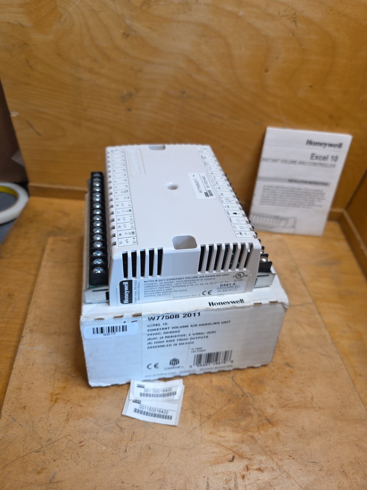 Honeywell W7750B2011 Constant Volume Air Handling Unit Excel 10