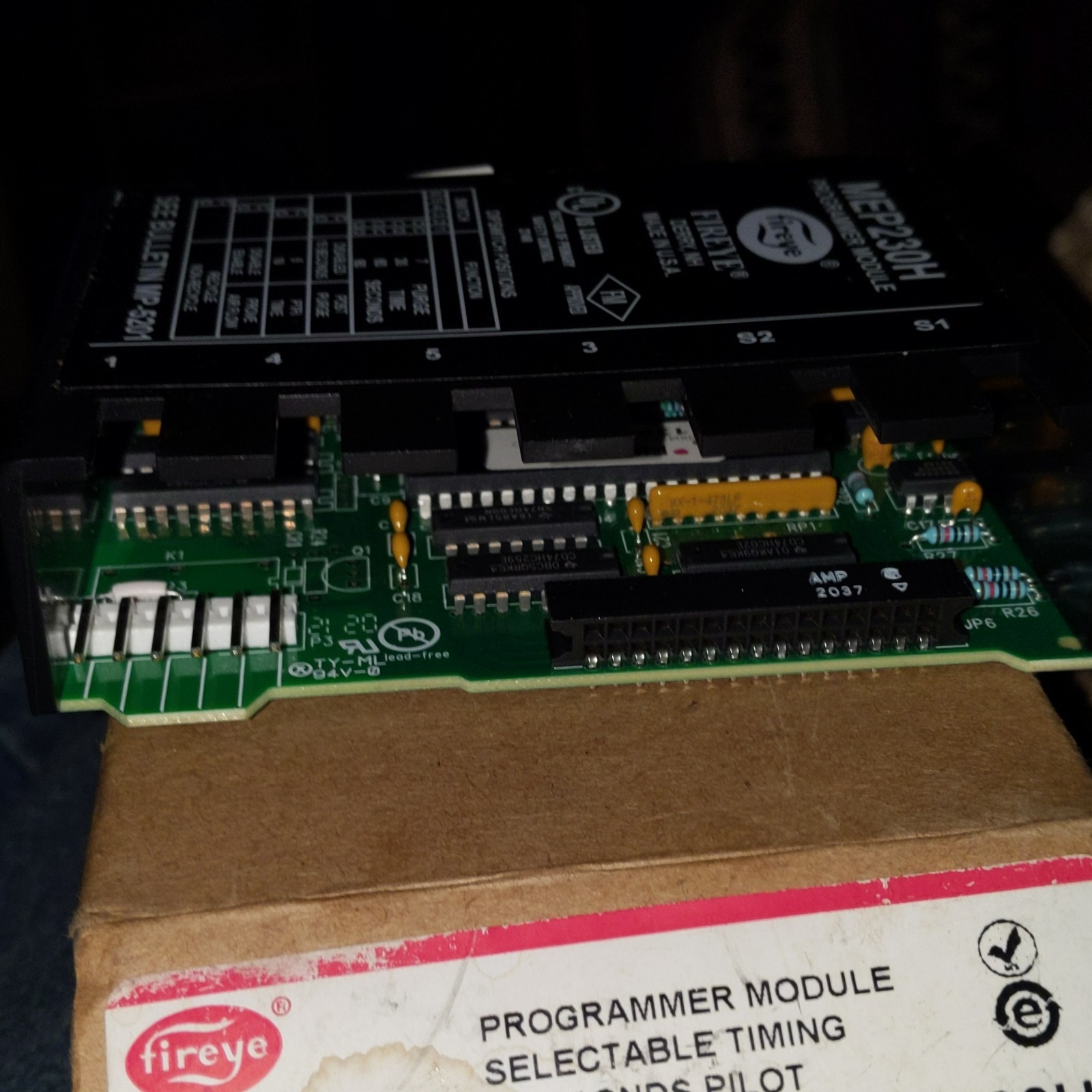 Fireye Programmer Module MEP230H Selectable Timing 8 Sec Pilot Stabilization