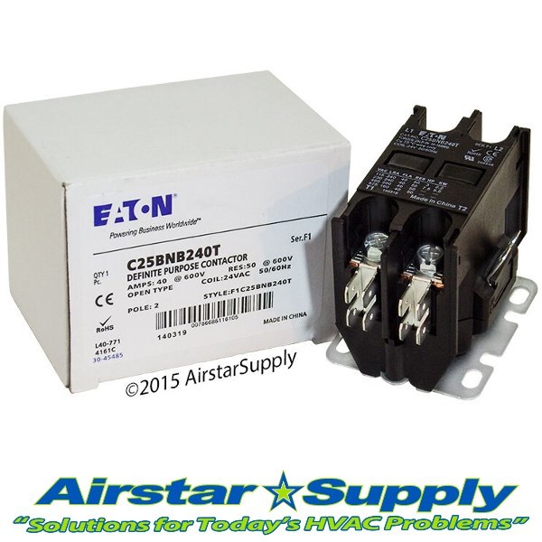 Titan TMX240A2 Replacement Contactor, Replaced by Eaton C25BNB240T