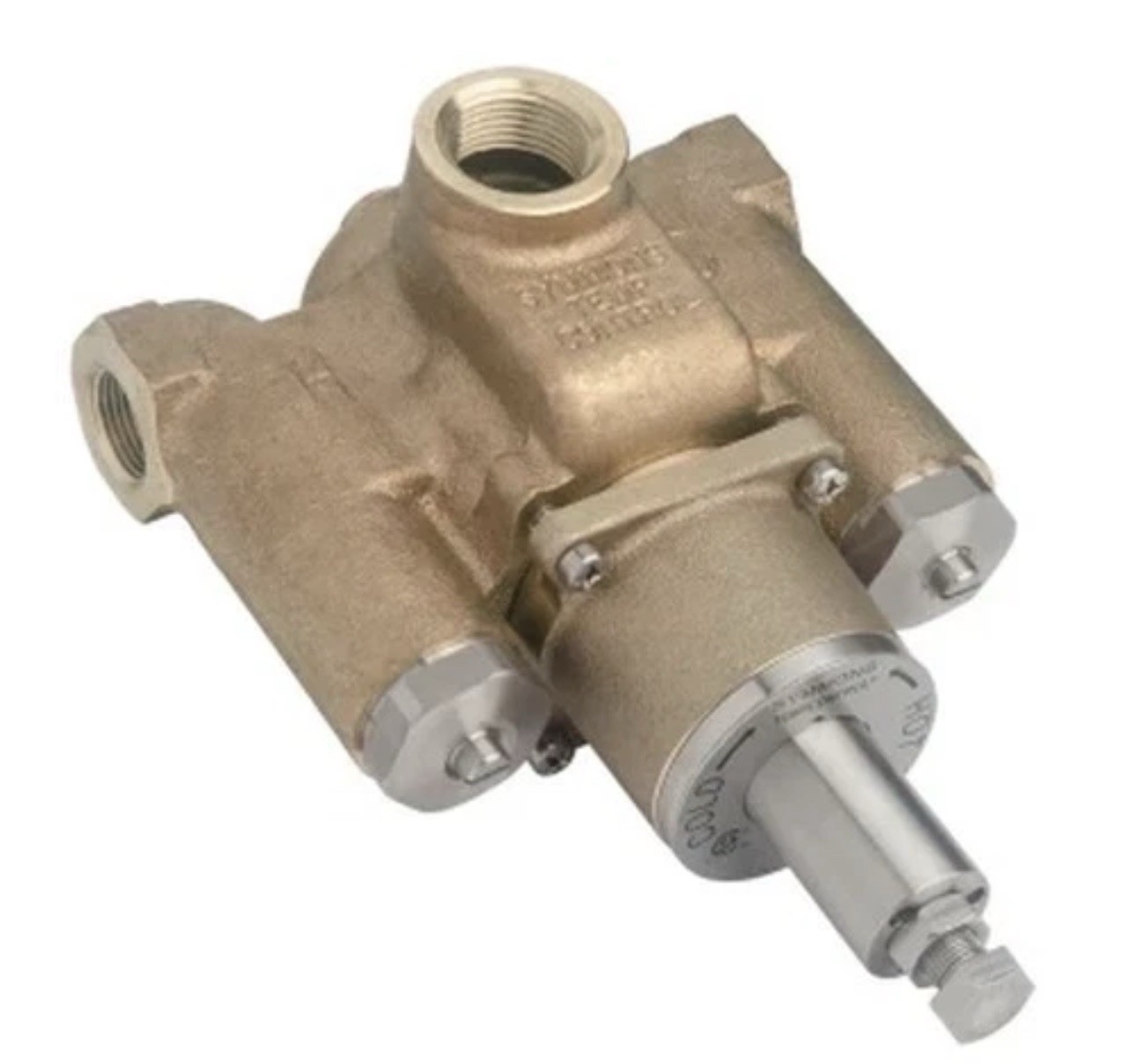 Symmons 7-400 Thermostatic Mixing Valve 3/4″ Brass 150 PSI FNPT