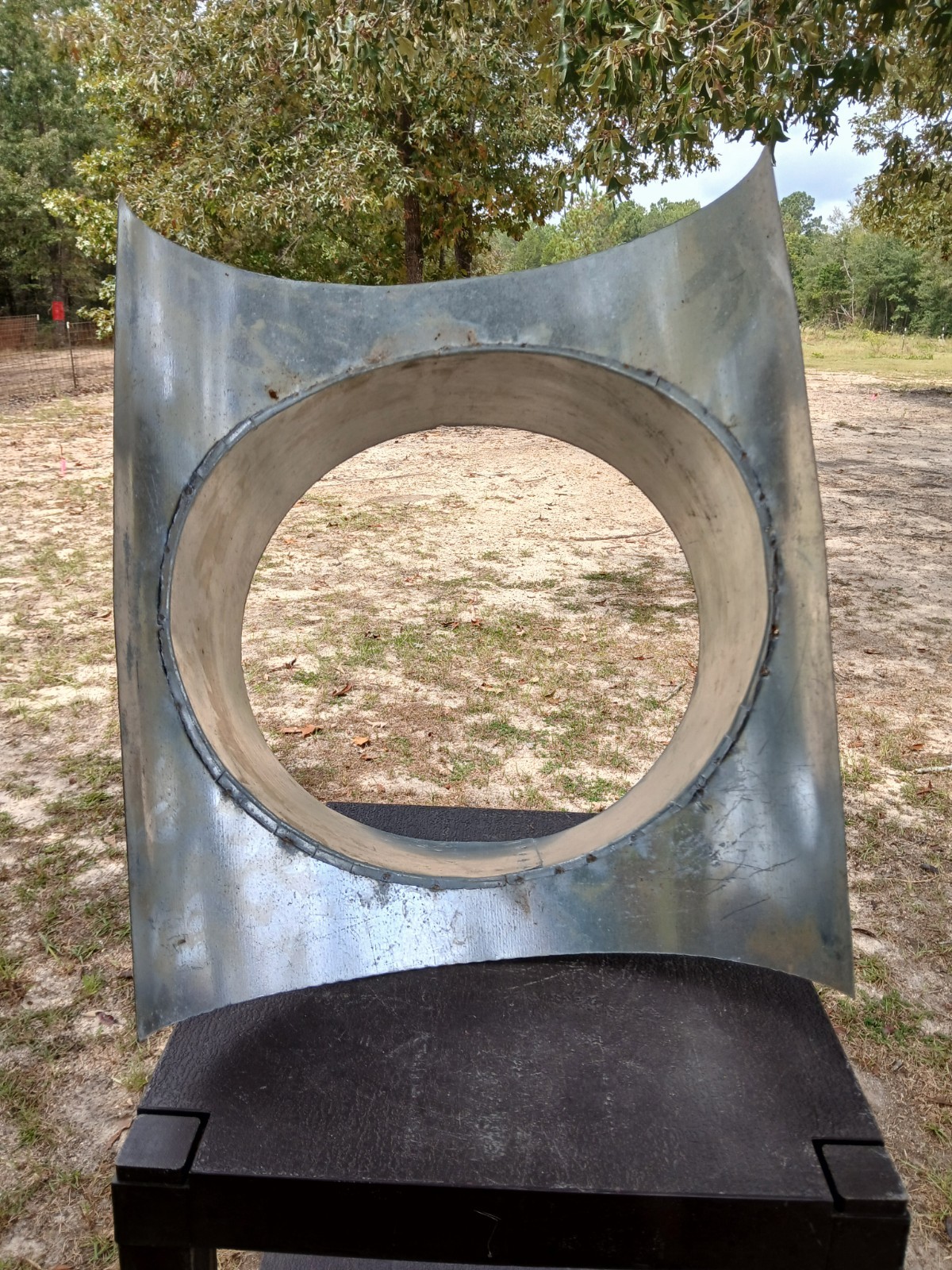 HVAC 14 Inch Diameter Duct Fitting Saddle Tee Galvanized Steel