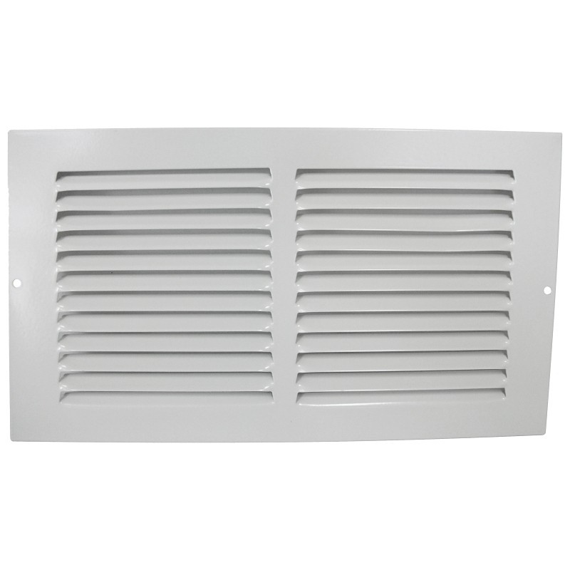 ProSource BBRA12X6 Baseboard Register, 13-3/4 in L, 7-3/4 in W, 50 deg Air Defle