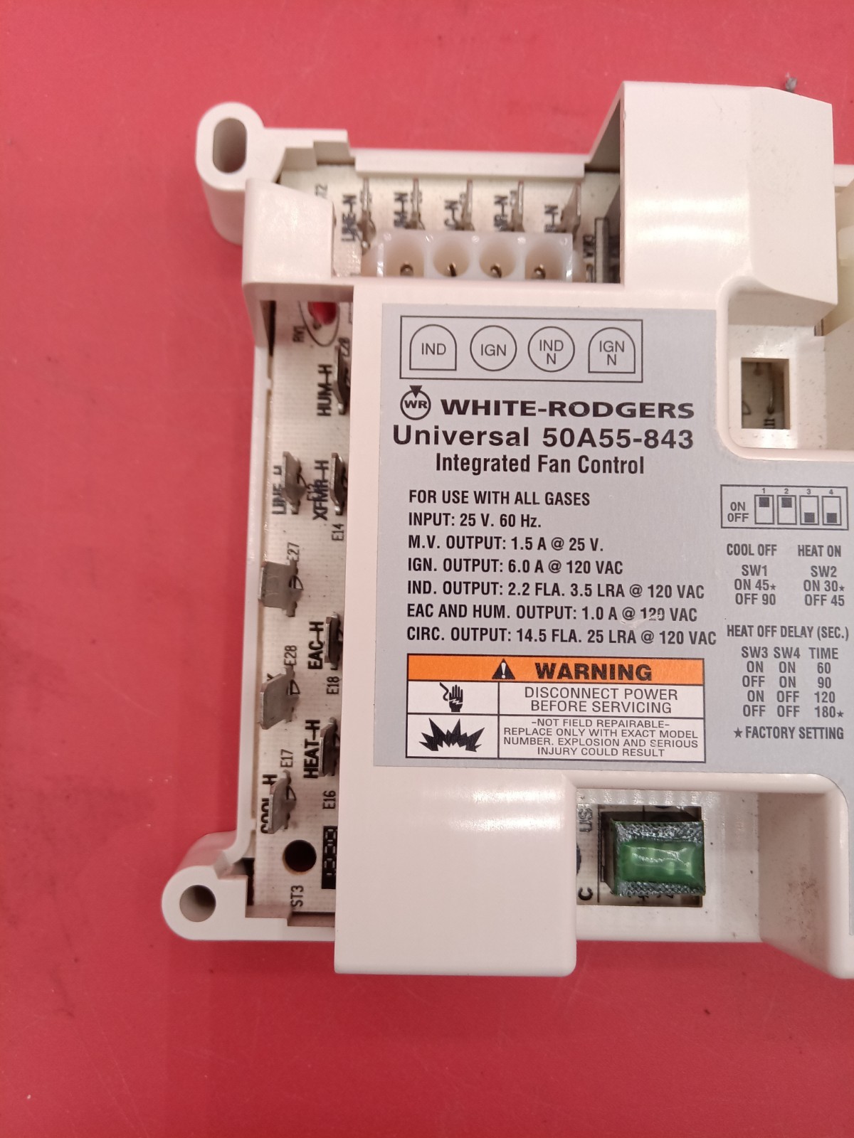50A55-843 GENUINE WHITE-RODGERS OEM PART – NOT GENERIC – Furnace control board