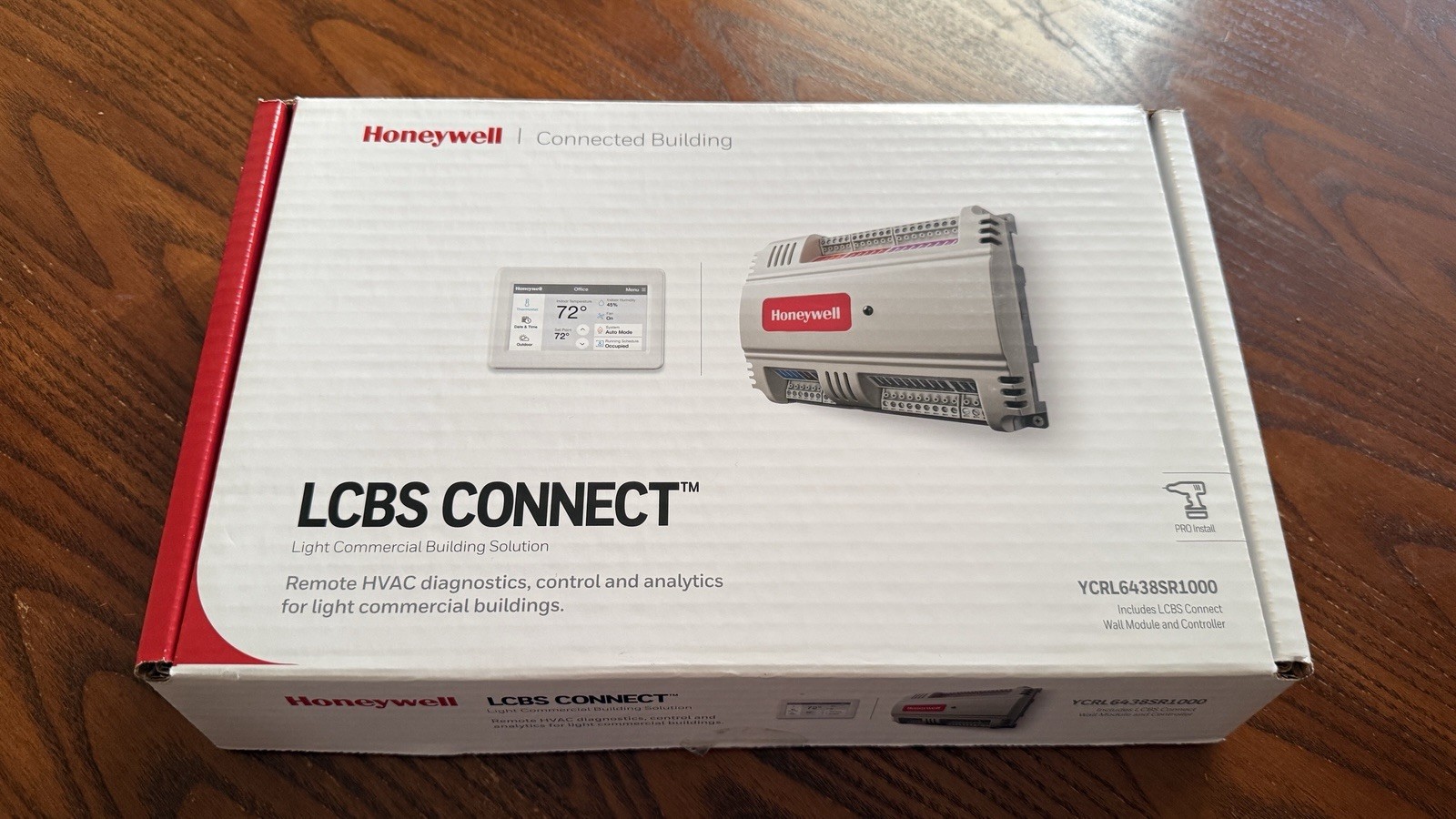 Honeywell YCRL6438SR1000 LCBS Connect Controller and Commercial Thermostat