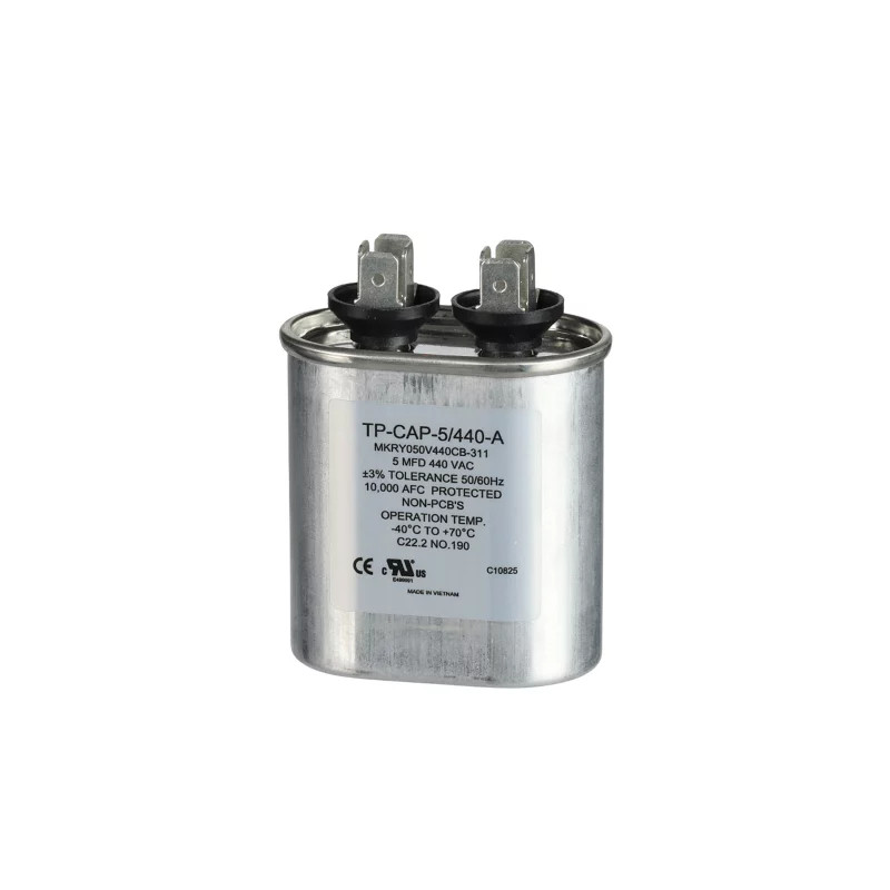 TRADEPRO TP-CAP-5/440-A Oval Capacitor 5F 440V Replacement