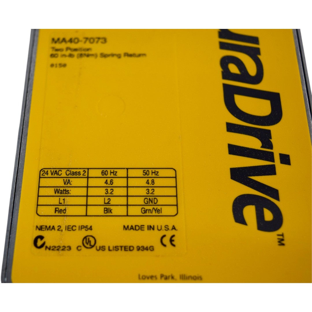 NEW Invensys MA40-7073 2-Position Actuator 24VAC 60in-lb 8Nm Damper Valve