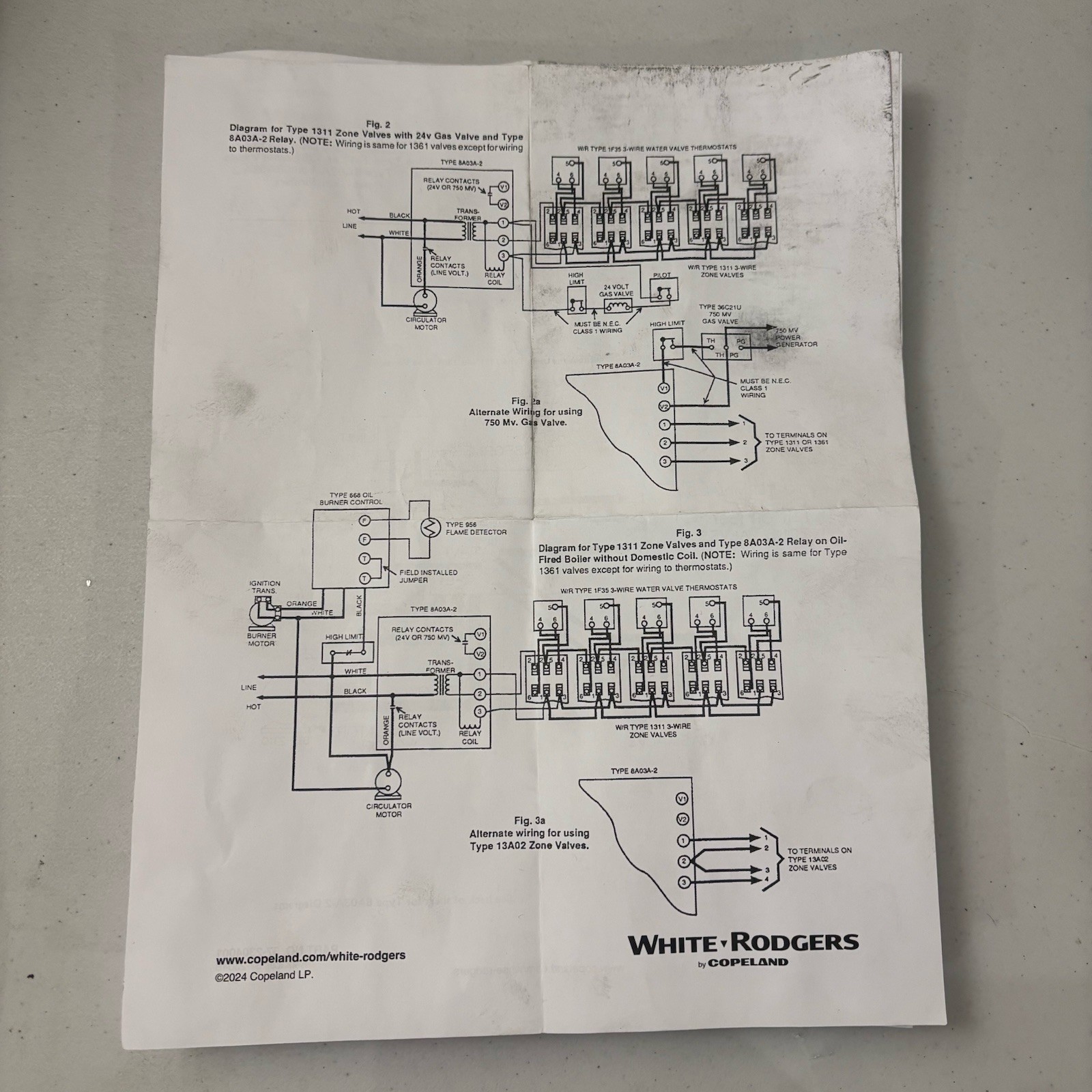 White Rodgers 1311-104 1-1/4″ Zone Valve (Open Box)