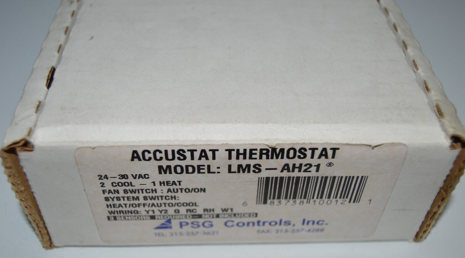 Accustat® Thermostat LMS-AH21 24-30V 2 Cool 1-Heat Fan Auto/On Heat/Off/Auto/Coo