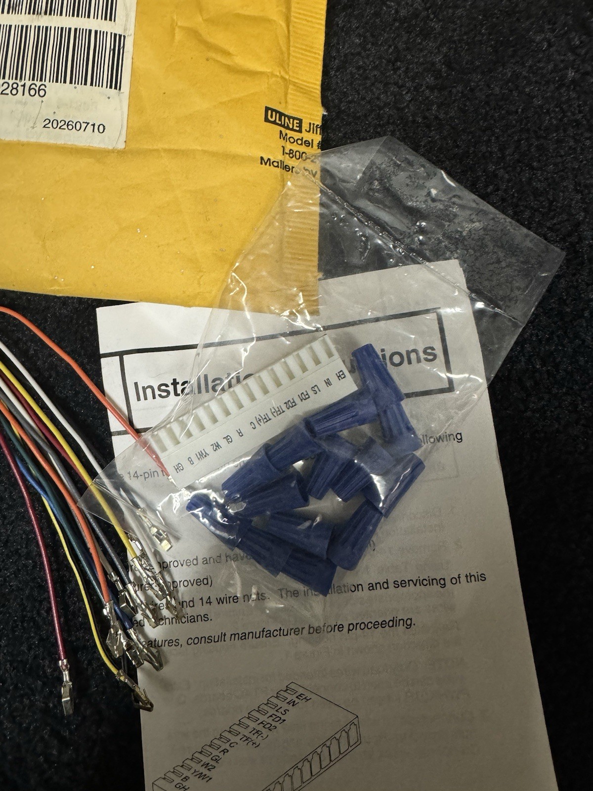 PTAC Wire Harness Kit PWHK01B 1236702 Amana Harness Set NEW FAST SHIPPING