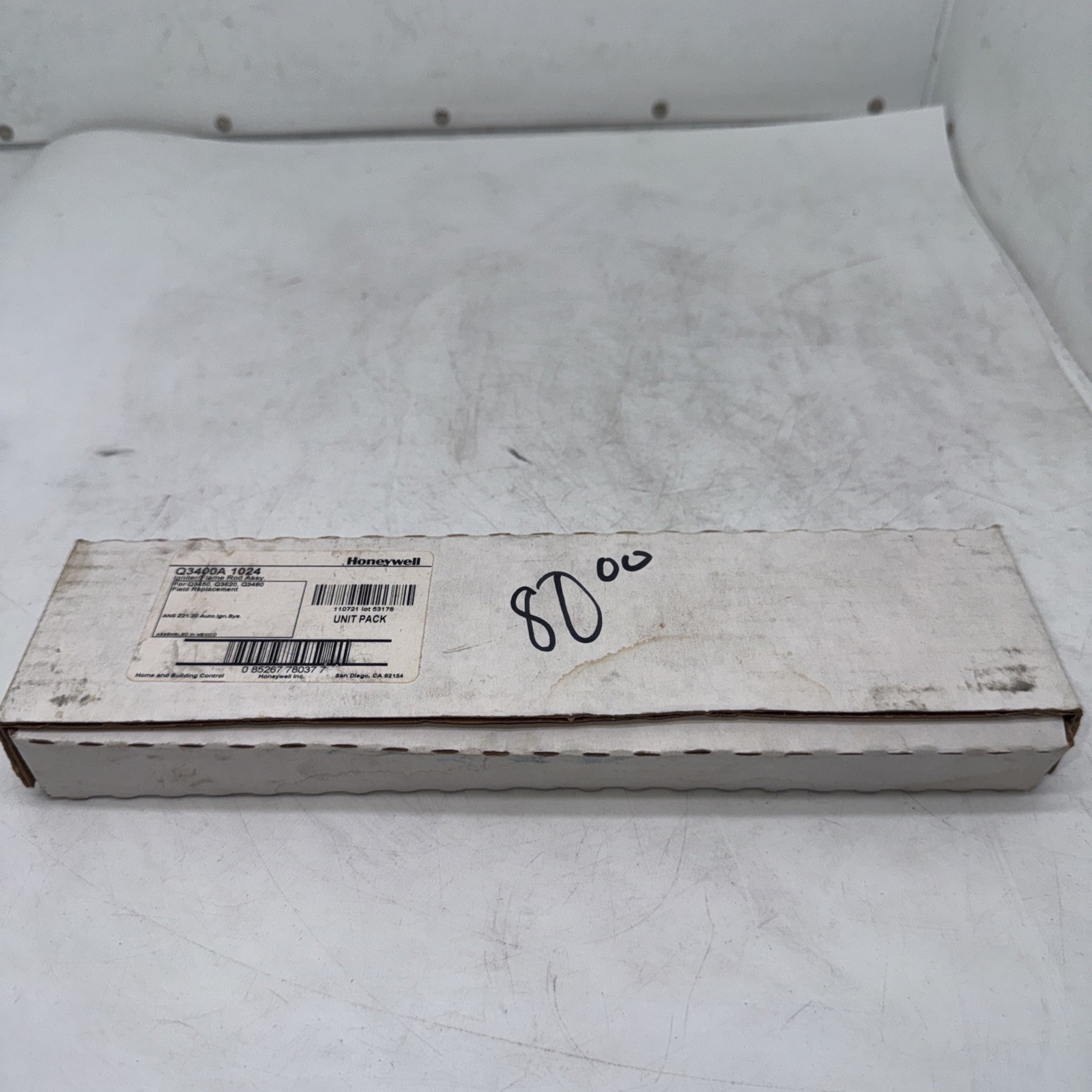 Honeywell Q3400A1024 Igniter Flame Rod Assembly 30″ 24V New HV1