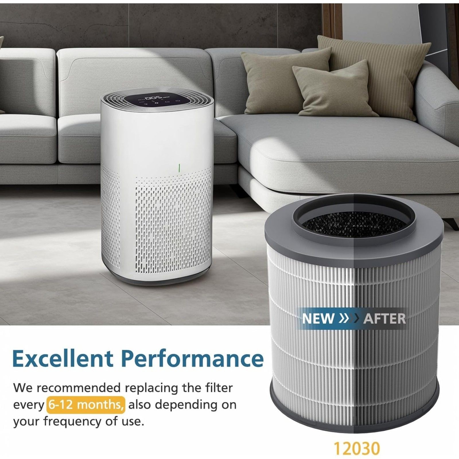 2-Pack 12030 True HEPA Replacement Filters