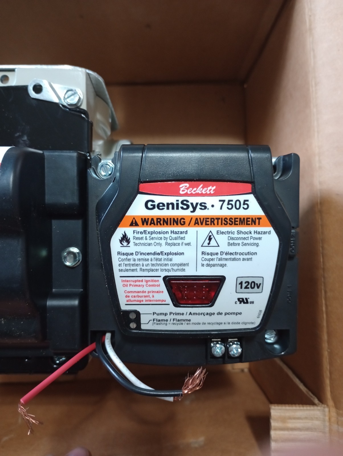 BECKETT B2008 Afg Oil Burning Chassis W/genisys Control Fuel Oil Kerosene