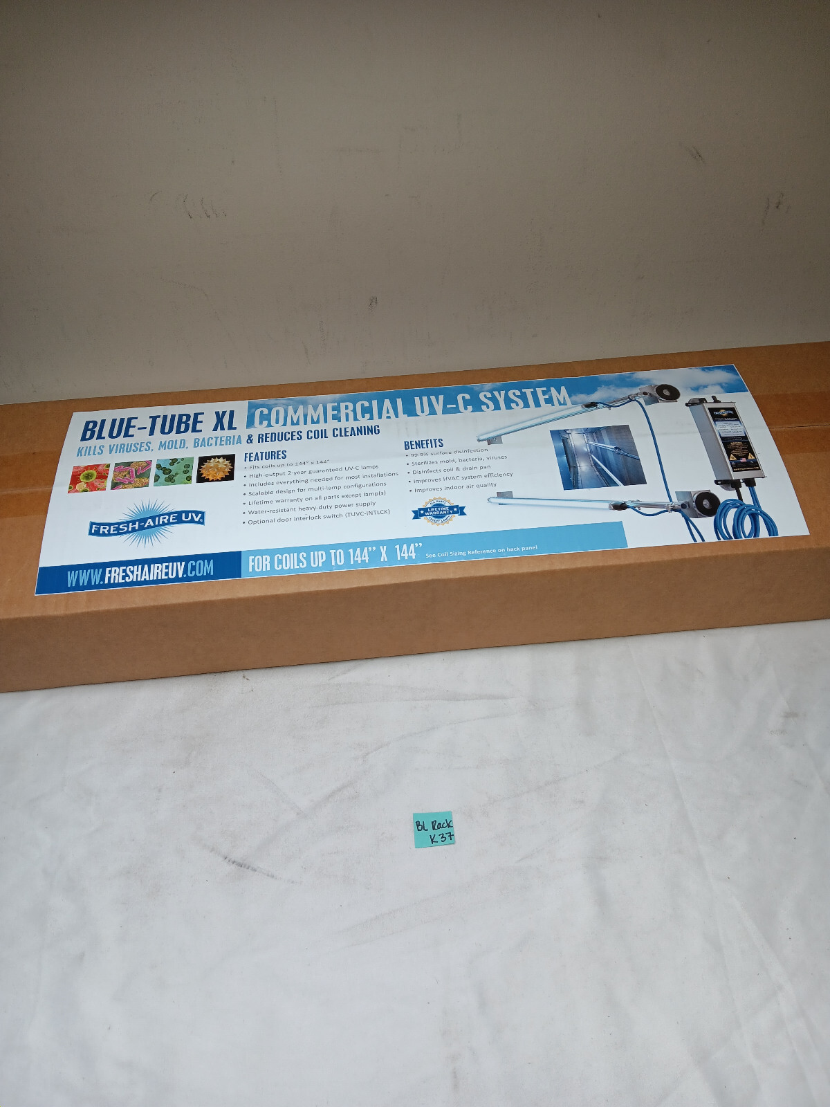 Fresh-Aire UV Blue Tube XL Commercial UV System 32″ Single Lamp TUV-BTXL-232S