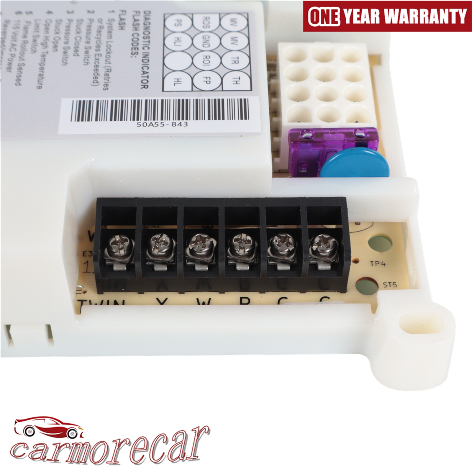 Furnace Control Circuit Board Replacement for White Rodgers 50A55-843