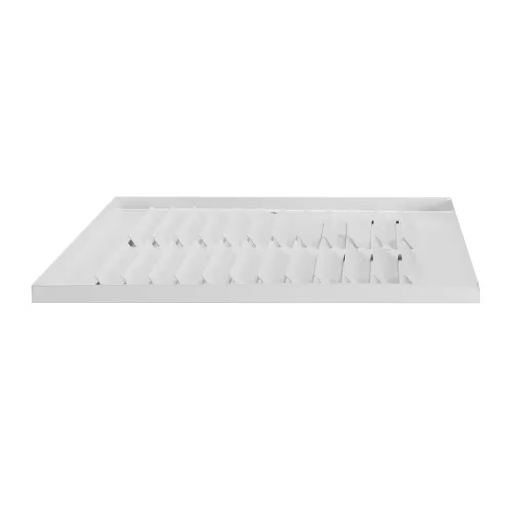 10 In. X 6 In. Steel Return Air Grille in White