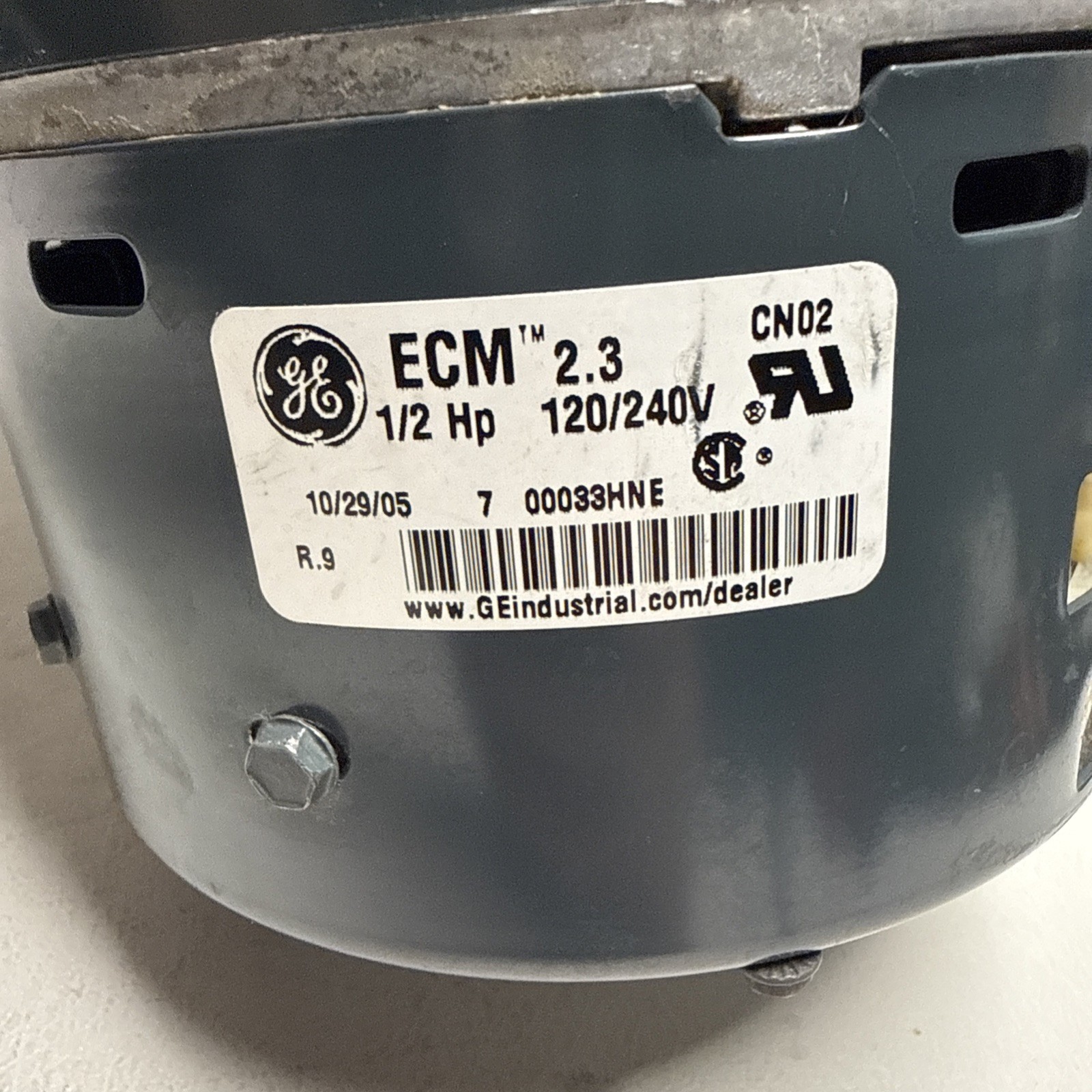 GE ECM Motor 5SME39HL0252 ECM 2.3 CN02 Rotation CCW D341314P04