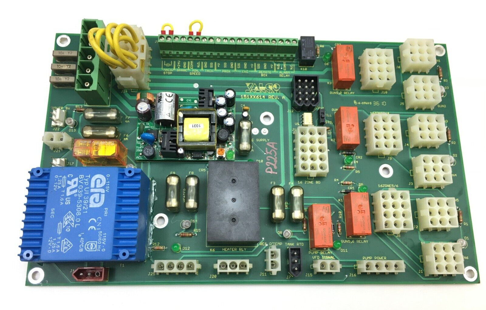 VALCO CINCINNATI 151XX614 Rev A Control Board used #P225A