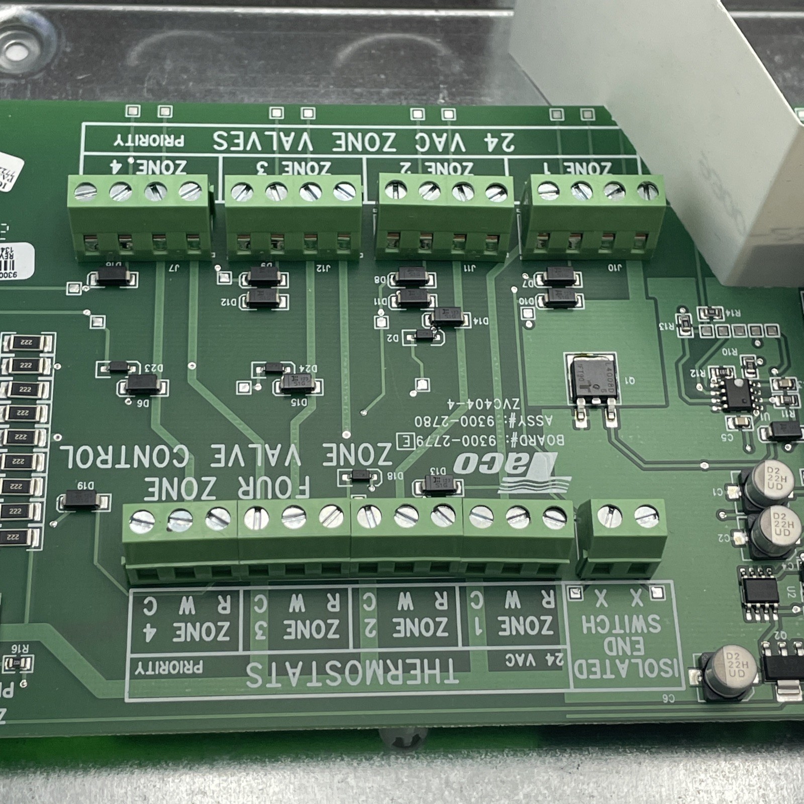 UNTESTED Taco ZVC404-4 4-Zone Valve Control Module with Priority Zoning