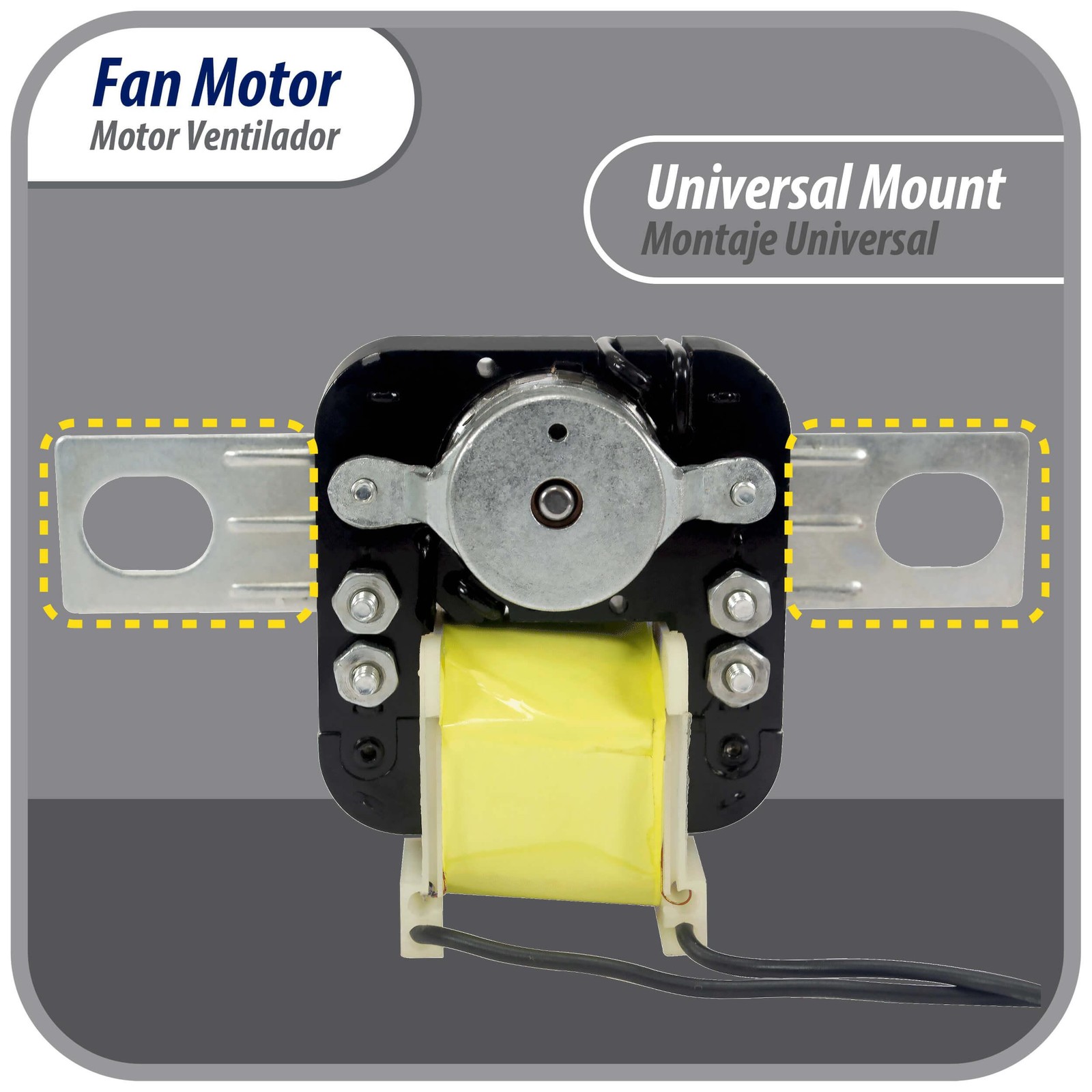Appli Parts APFM-329 20 W Fan Motor, 110 V, 50/60 Hz, 0.48 A, 3000 rpm, CW rotat