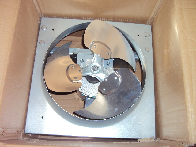 DAYTON 10E039 EXHAUST FAN ,Industrial/Commercial Direct Drive ,16″X16″,115/230 V
