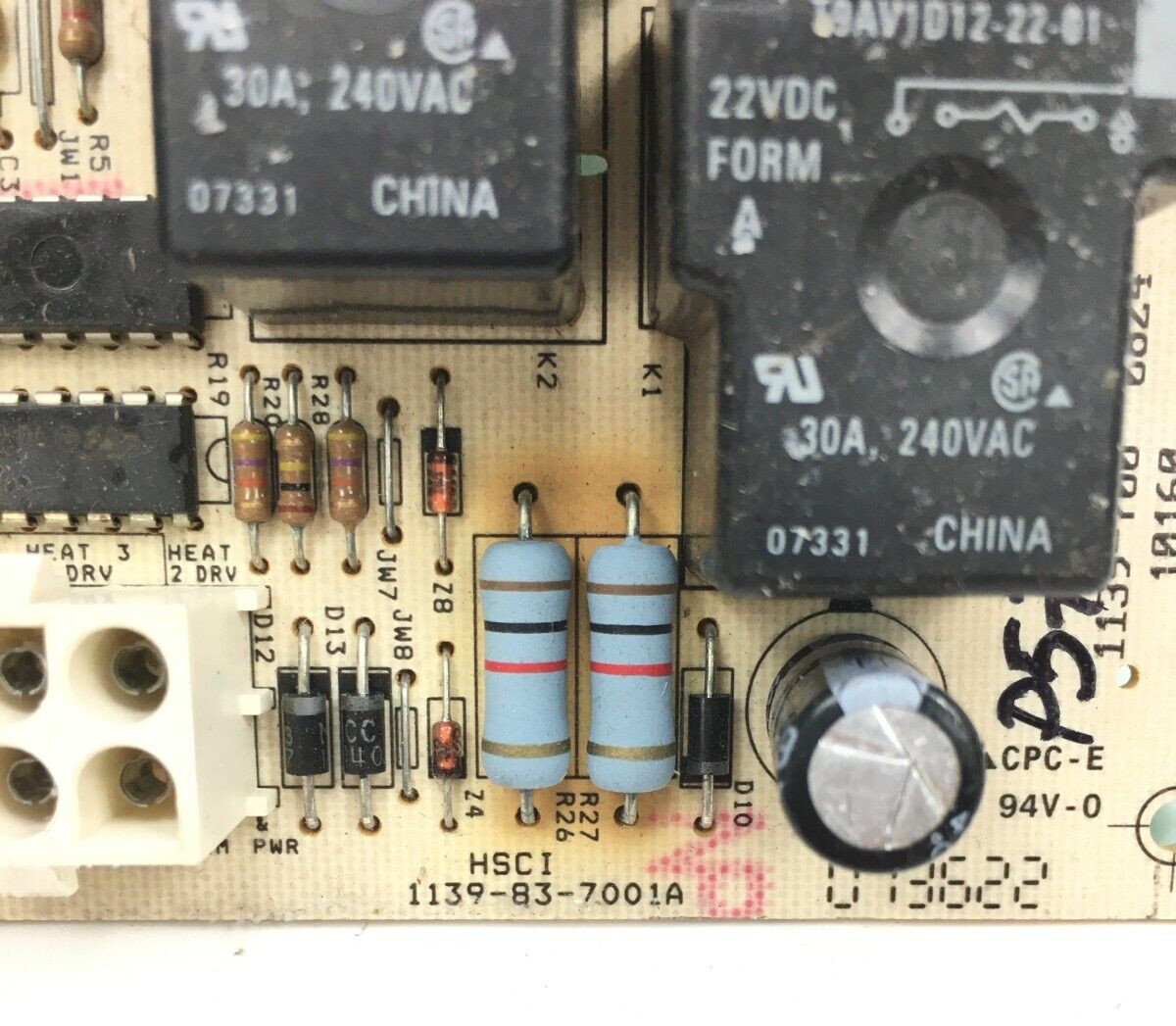 YORK Furnace Control Circuit Board 1139-700 10160 used #P576A