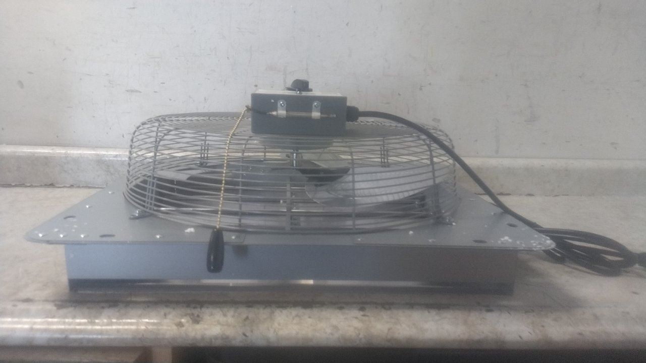 Canarm GSF3-20A 20 In Blade Diameter 1/4 HP 120VAC Galvanized Shutter Fan