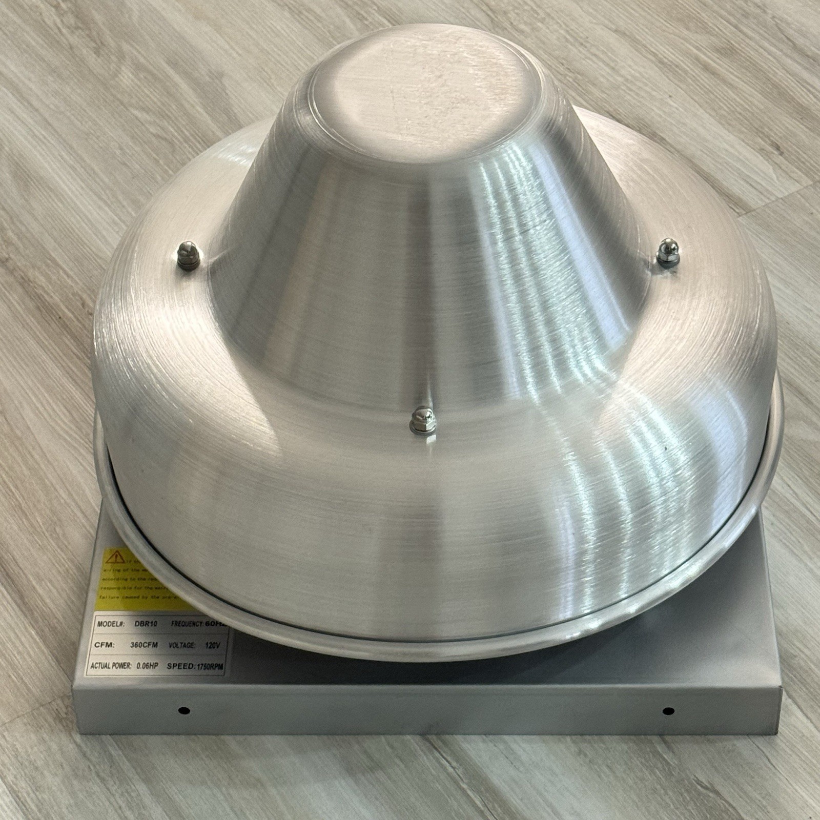 Direct Drive Centrifugal Downblast Roof Mounted Exhaust Fan 19″ Base Industrial