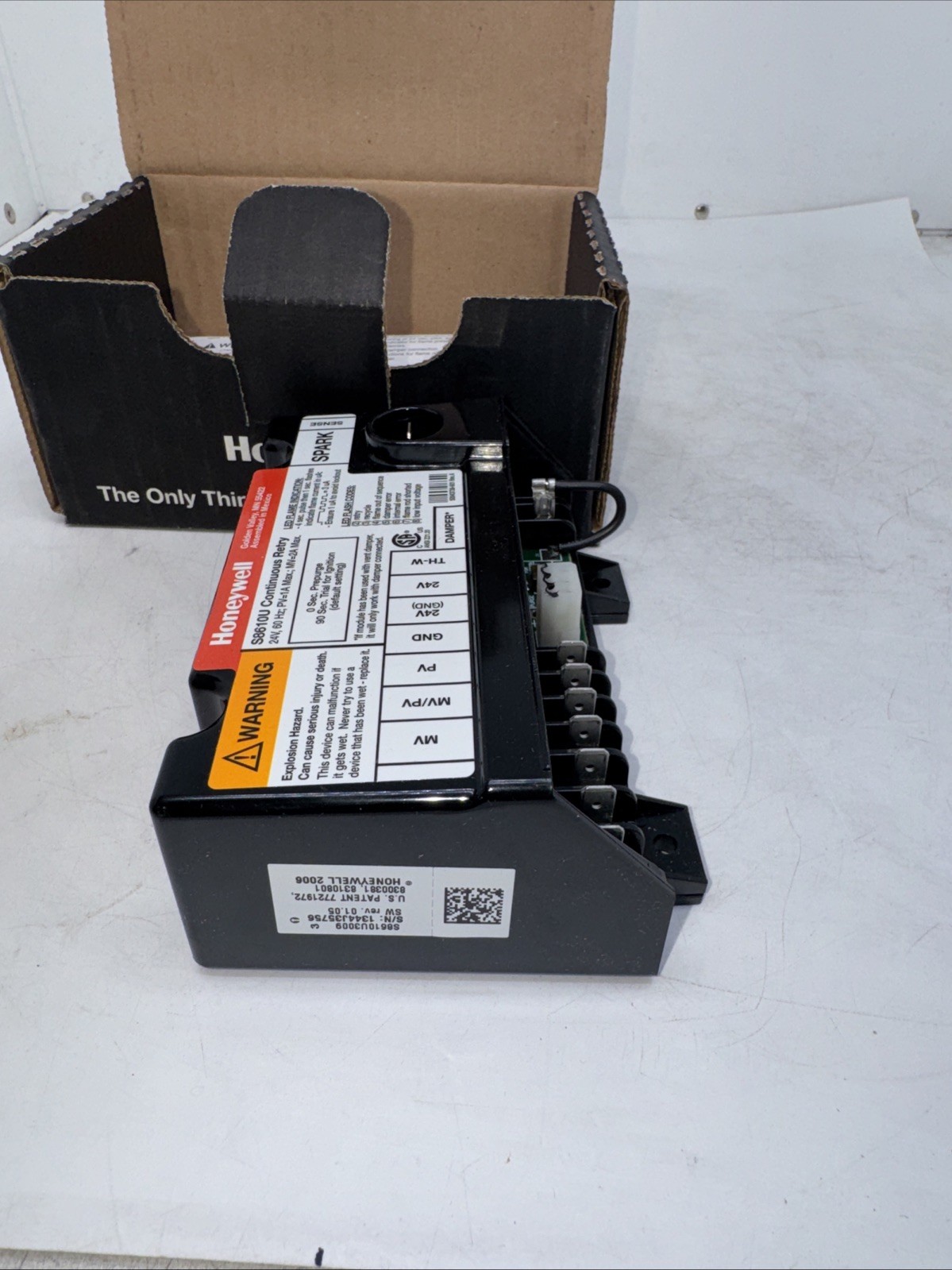 Honeywell S8610U S8610U3009 Ignition Control Board 24V 0.5A Gas Furnace New HV1