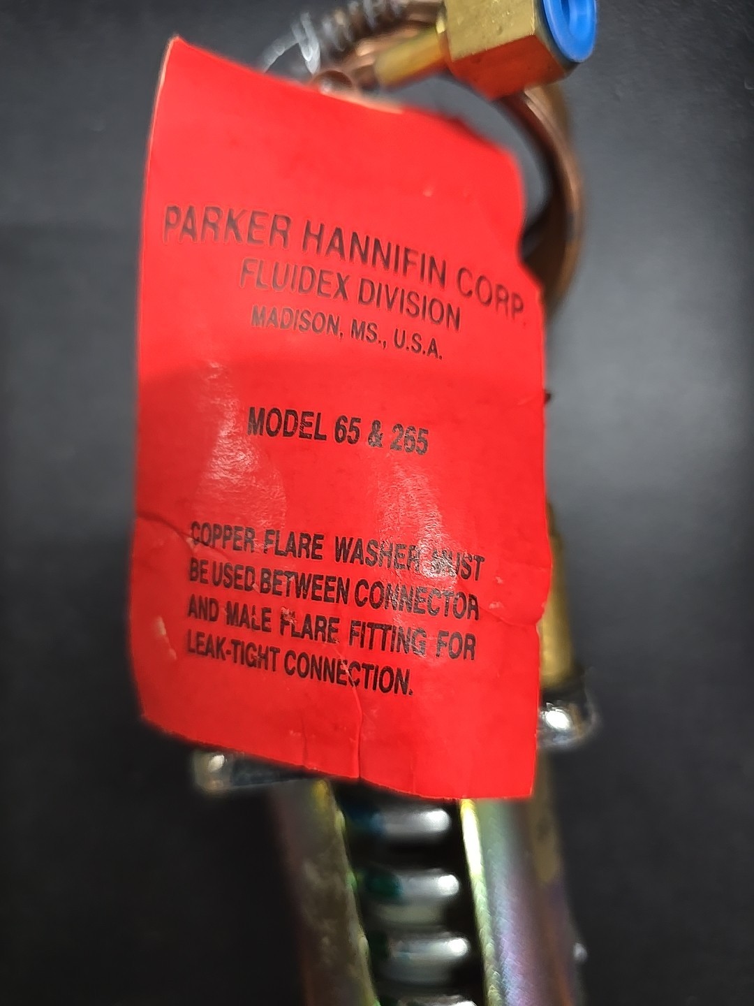 DAIKIN/McQuay/Parker Water Regulating Valve 802026162/265-106 (BRAND NEW)