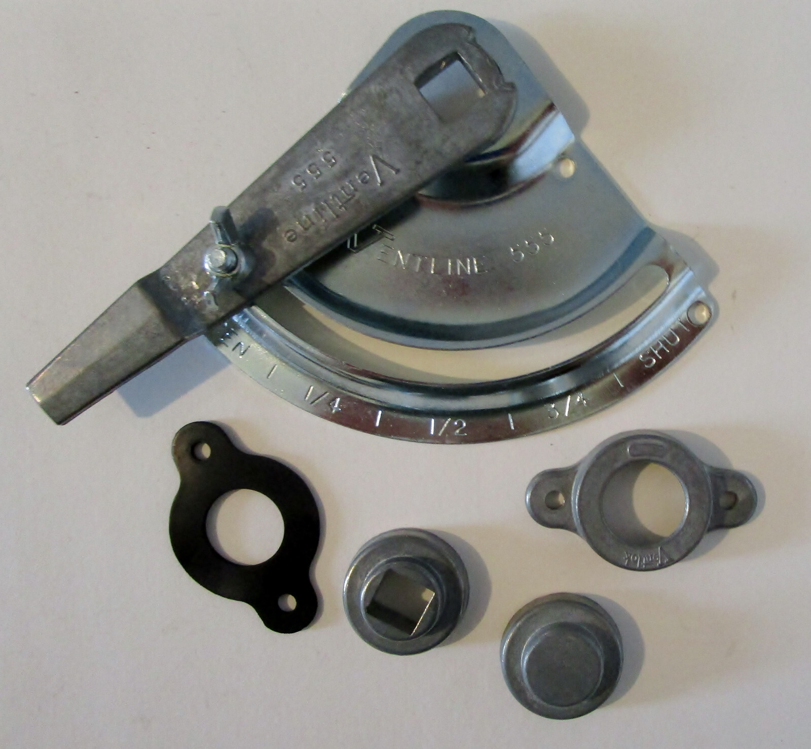 Ventline 555 1/2″ Steel Damper Quadrant Kit w/Handle, Bearings & Gasket, HVAC
