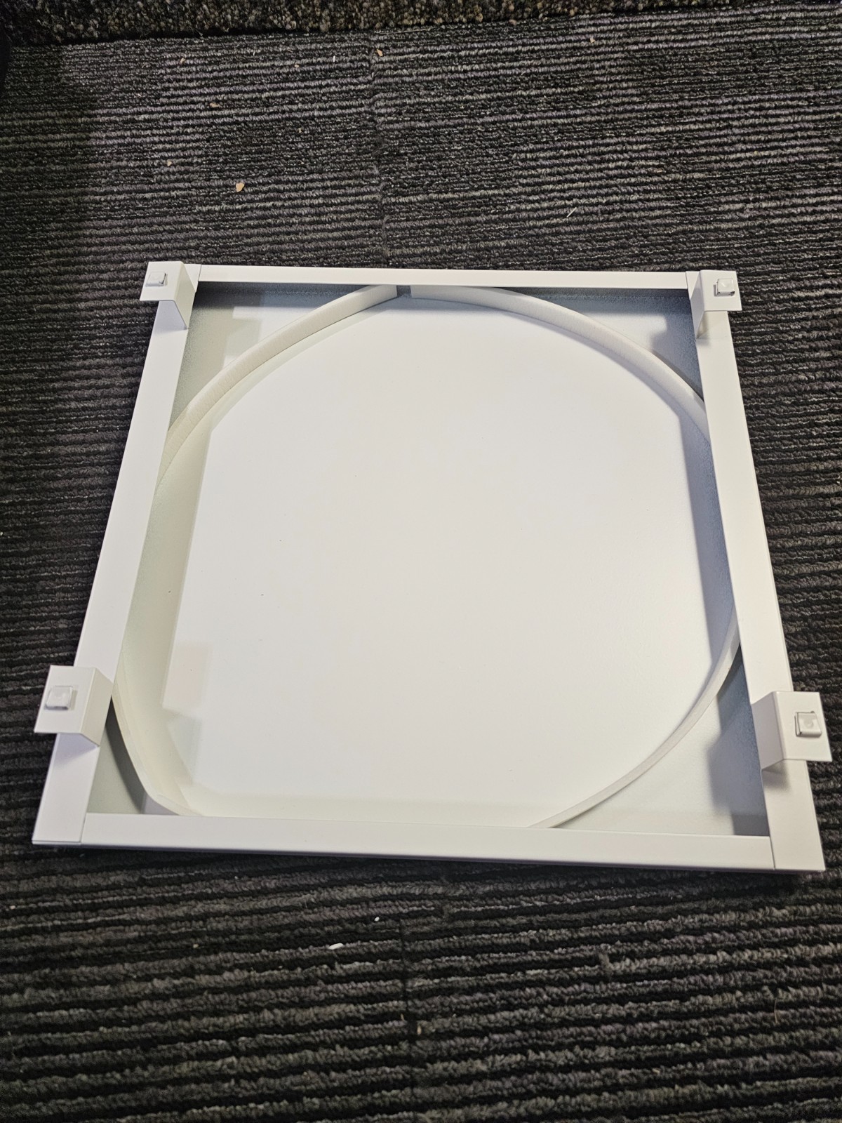 Aria Fittes DWALLX14X14SWH 14.25”x14.25” Flush Exhaust Mount Powder-Coated Steel