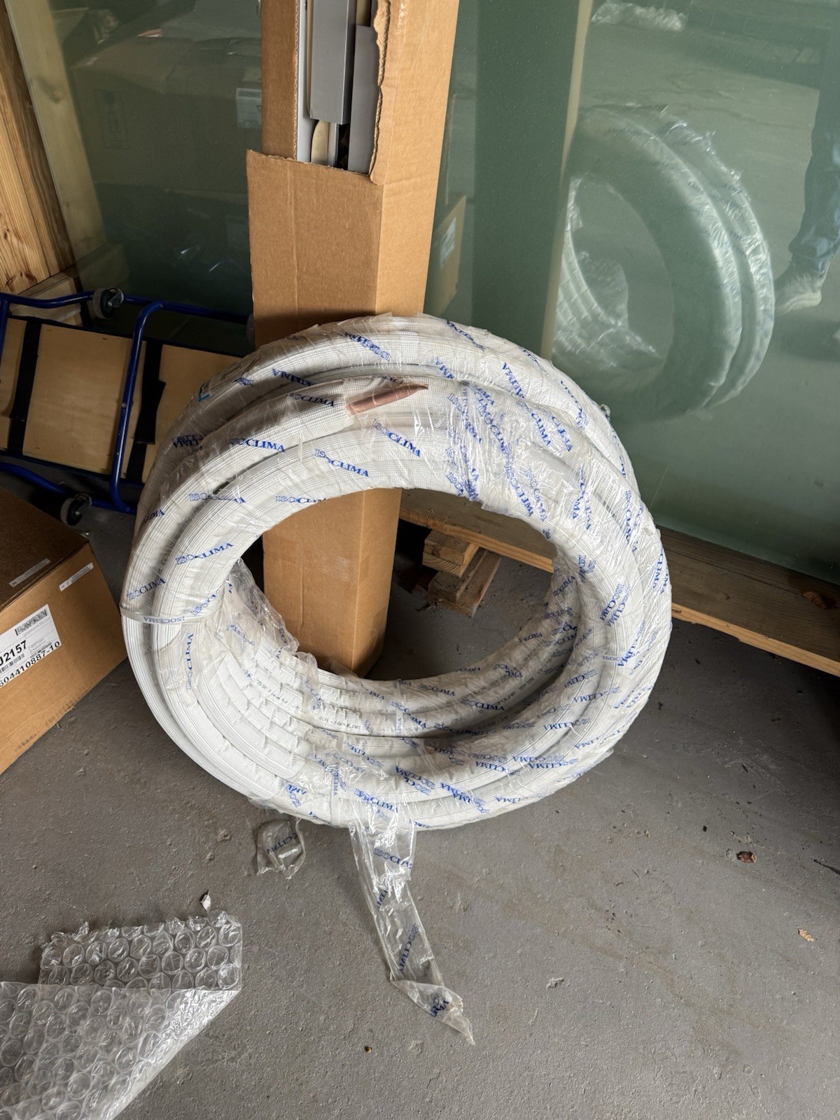 New 5/8” Line Set 1/2” Insulation Copper 5/8” 50’ Isopolar Italy ISO58-12-50