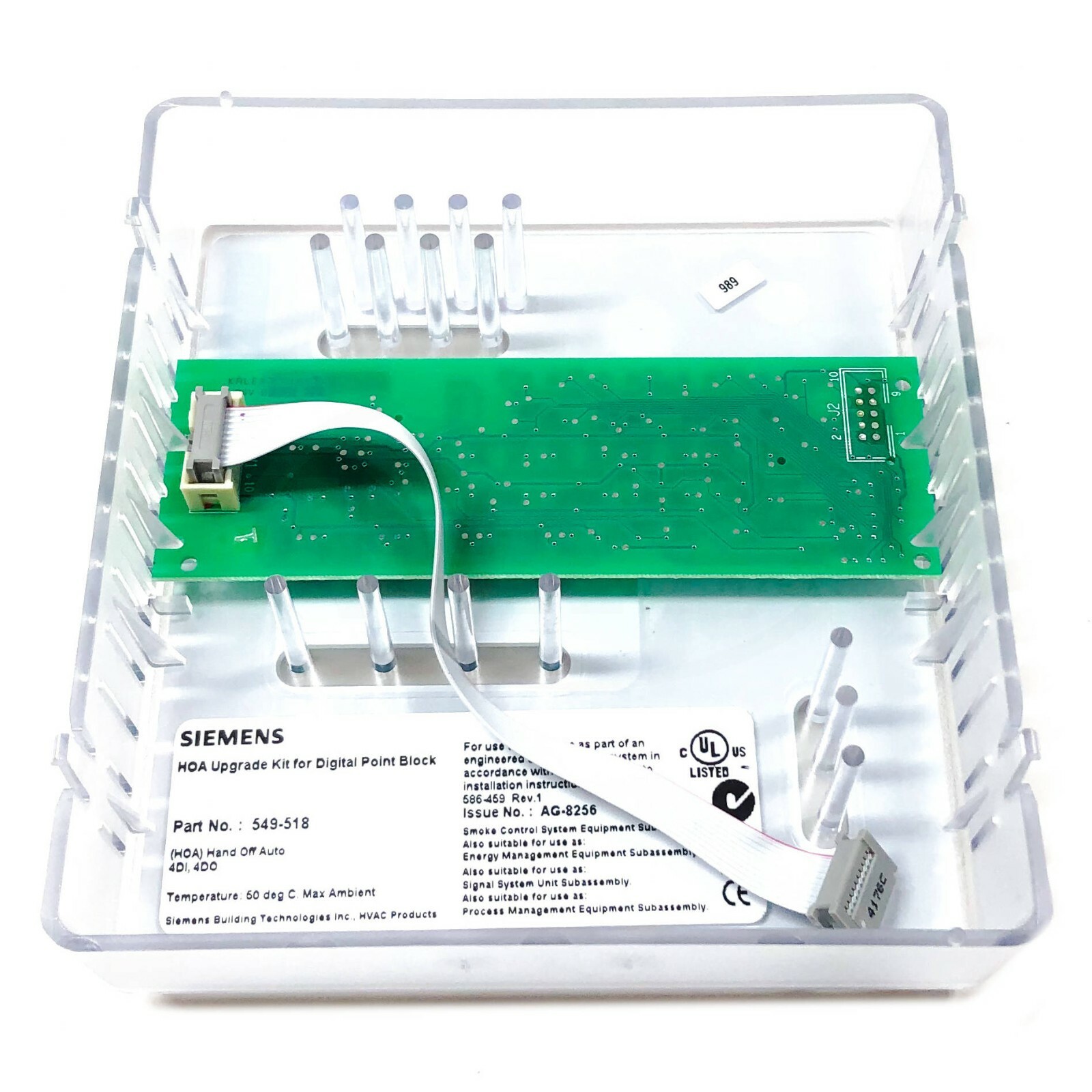 549-518 Siemens HOA Upgrade Kit Cover for Digital Point Expansion Module