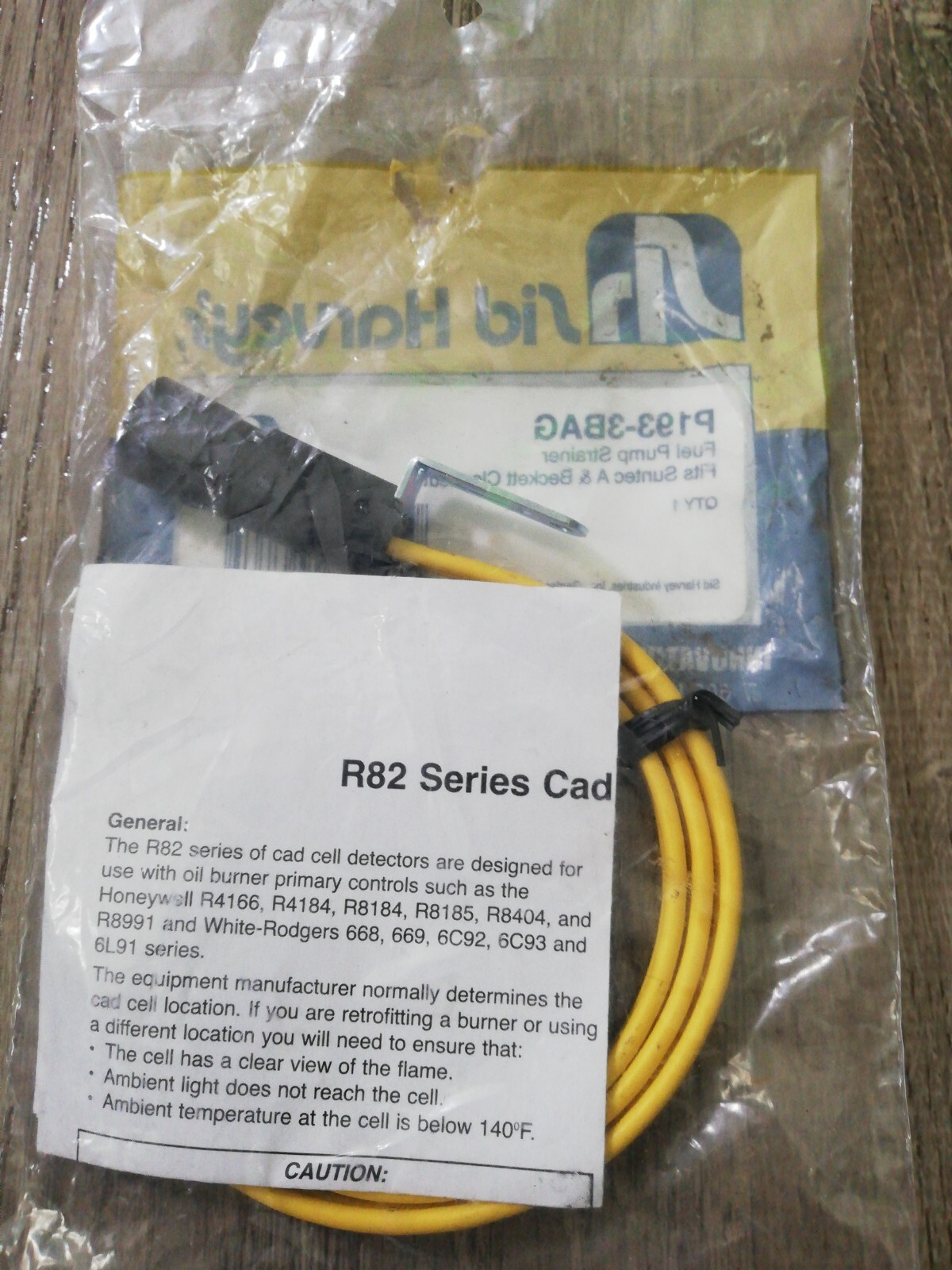 New Sid Harvey #R82-4 Cadmium Sulfide Flame Detector Kit / Oil Line