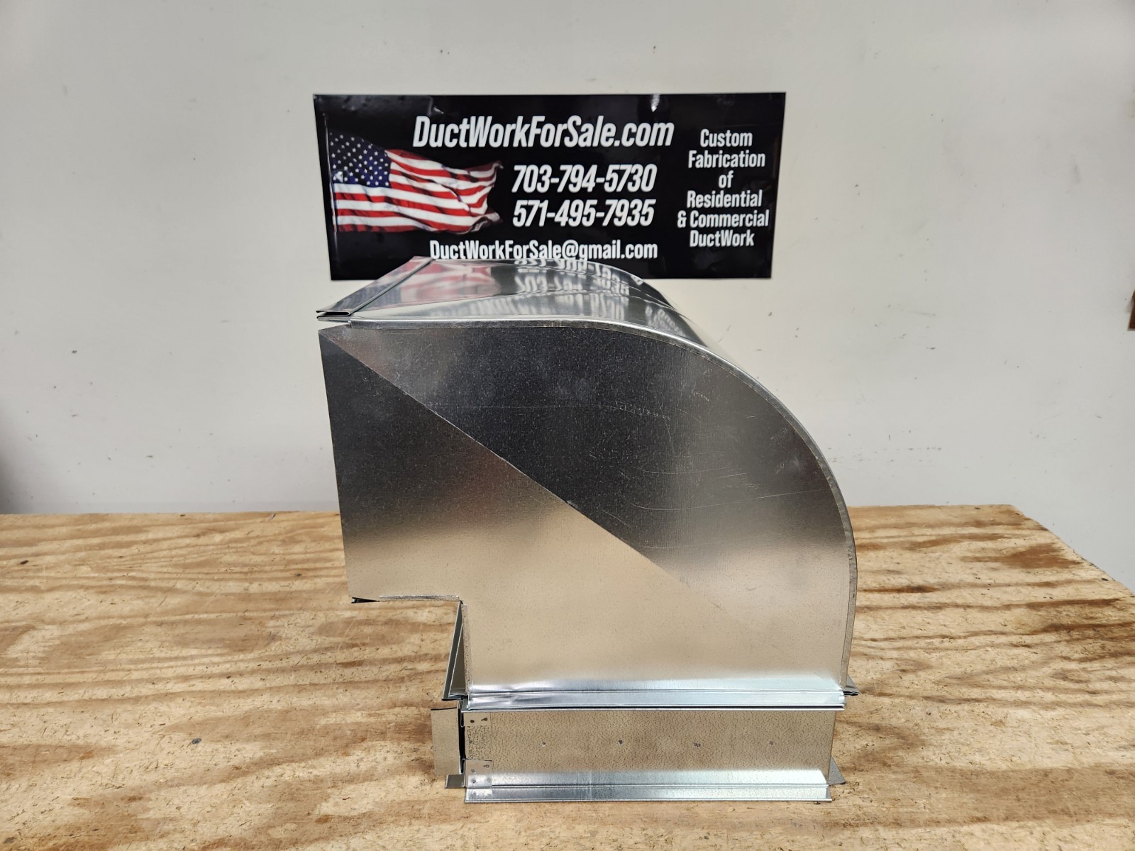 Return Plenum Elbow 14″x20″ to 8″x20″ with Included 14″x20″ Filter Rack Package