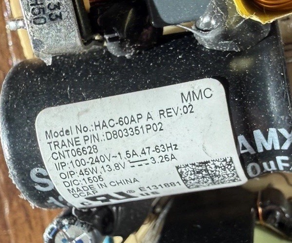 AMX HAC-60AP A 48V 1.25A 60W AC/DC Switching Power Supply 100–240V