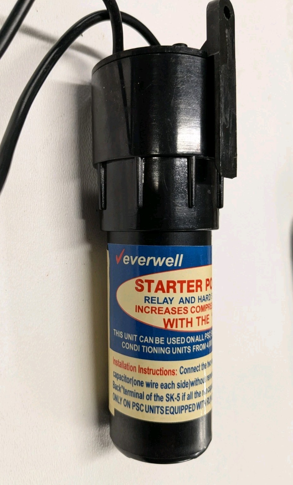 Everwell® Relay and Hard Start capacitor for A/C Compressor SK-5