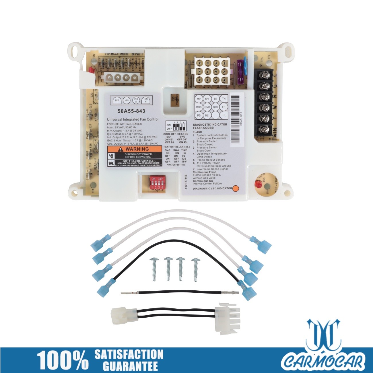 50A55-843 Integrated Furnace Control Board Fits For White Rodgers Lennox