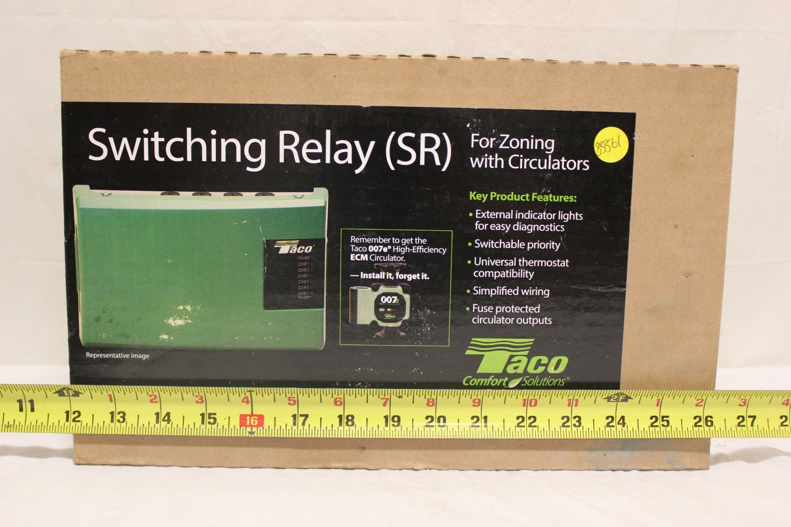Taco SR502-4 Switching Relay 2-Zone 120VAC 15A D2