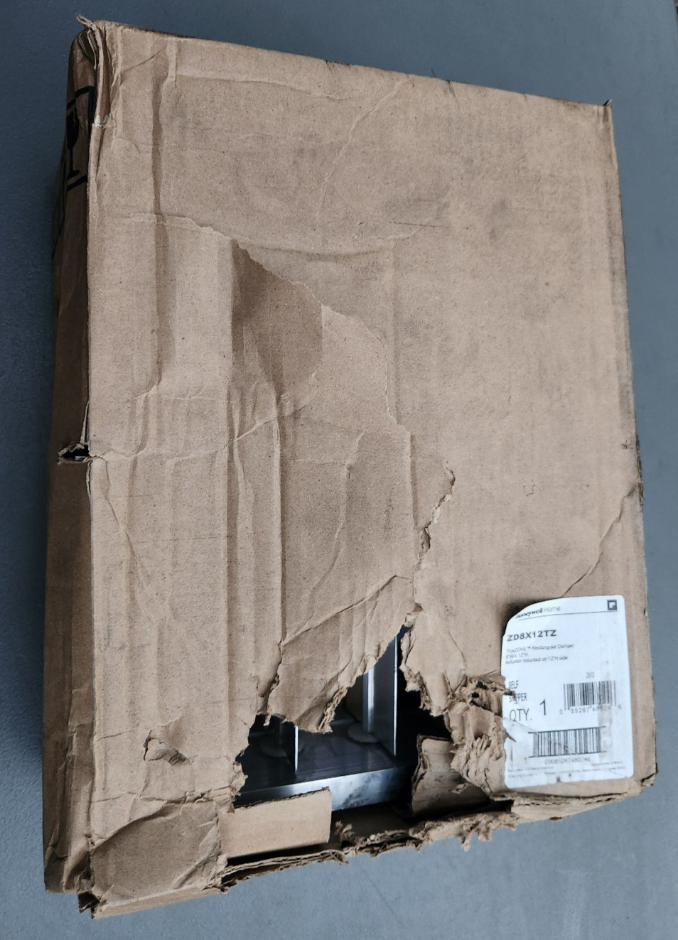 Honeywell – 8 in. x 12 in. Parallel Blade Damper (ZD8X12TZ)