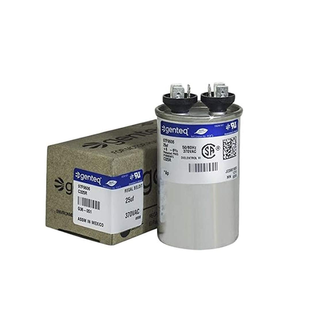 Capcom C325R 25 UF MFD X 370 Vac GE Industrial Replacement Capacitor Round, 97F