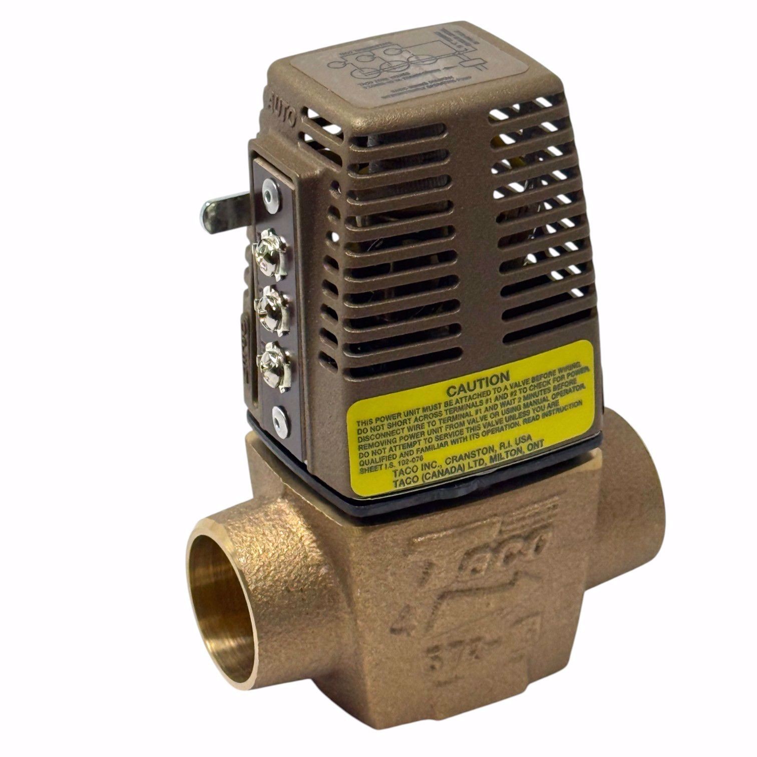 TACO 572-3 GOLD SERIES HEAT MOTOR ZONE VALVE 1 INCH SWEAT