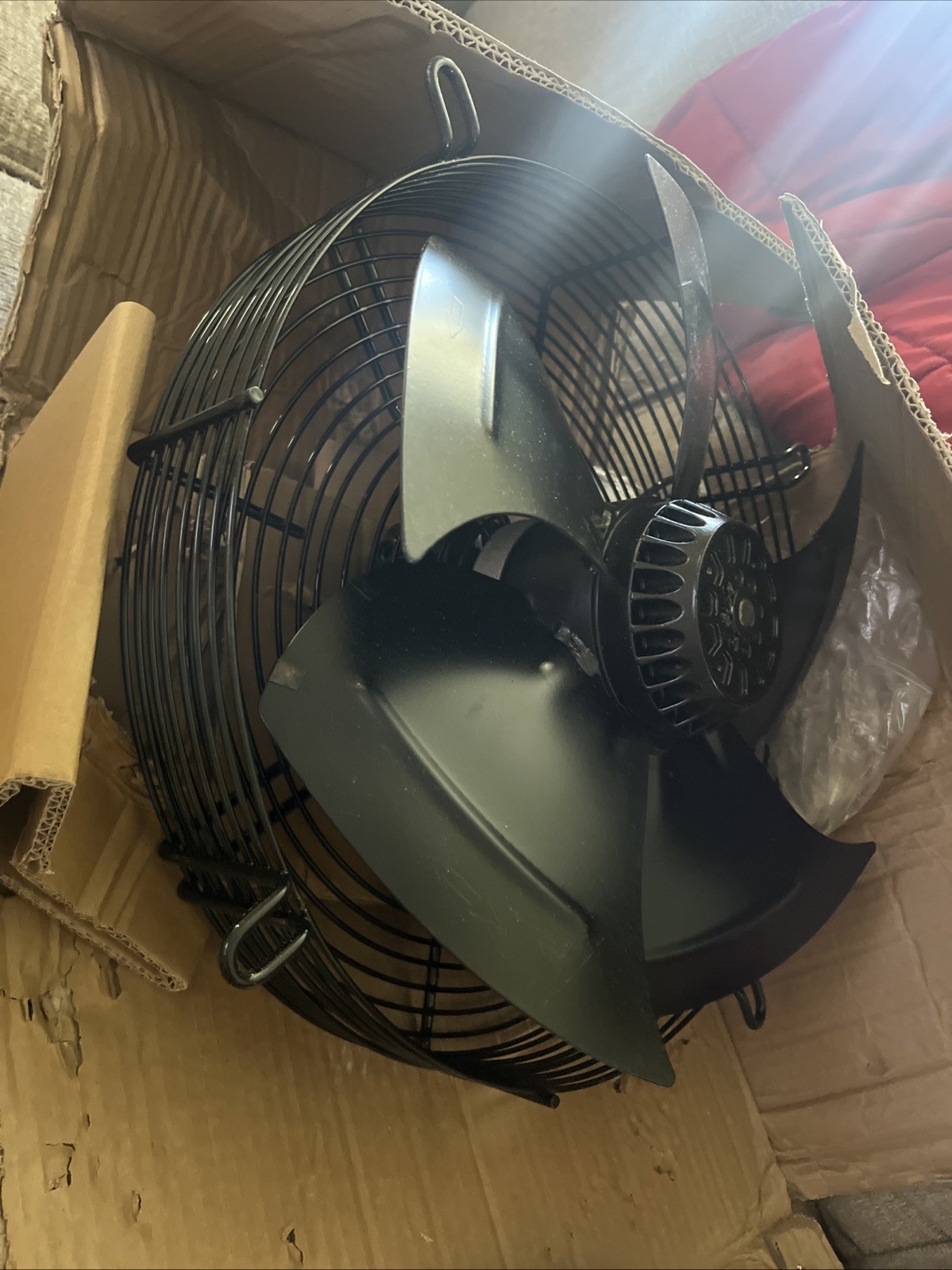 Appli Parts AXF-350 13-3/4 in Axial Fan Motor Guard Mounted Fan Blade 220 V, 1 P