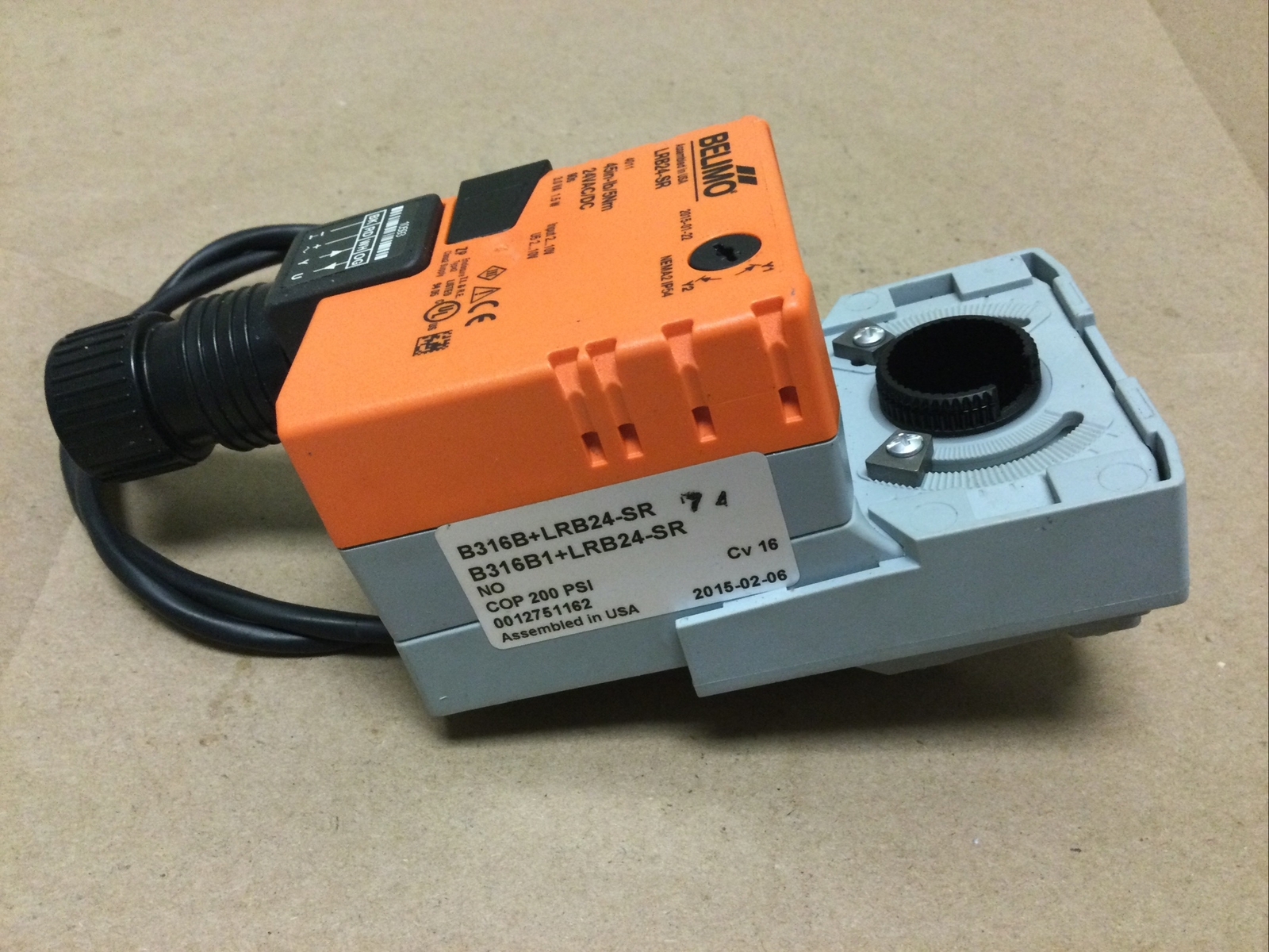 NEW, BELIMO LMB24-SR 45in-lb / 5Nm 24VAC/DC, FREE SHIPPING