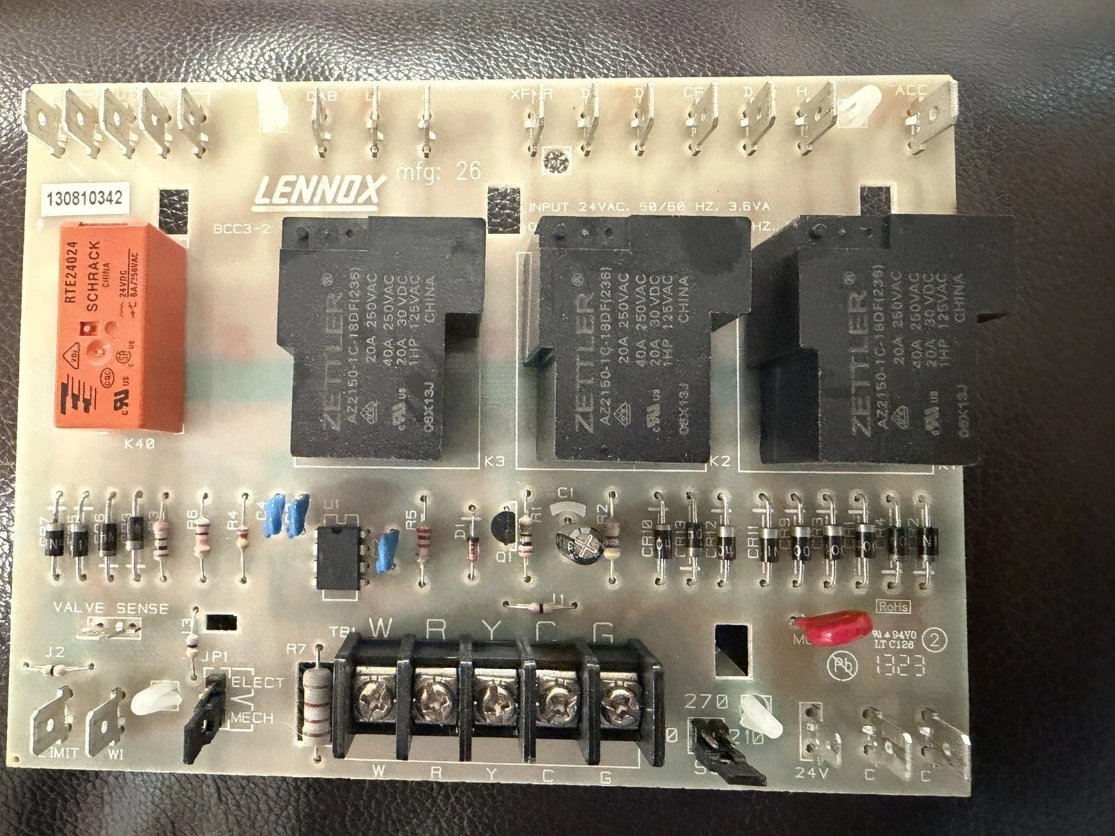 Lennox Furnace Control Circuit Board replacement BCC3 48K98 LB-90089A | see desc