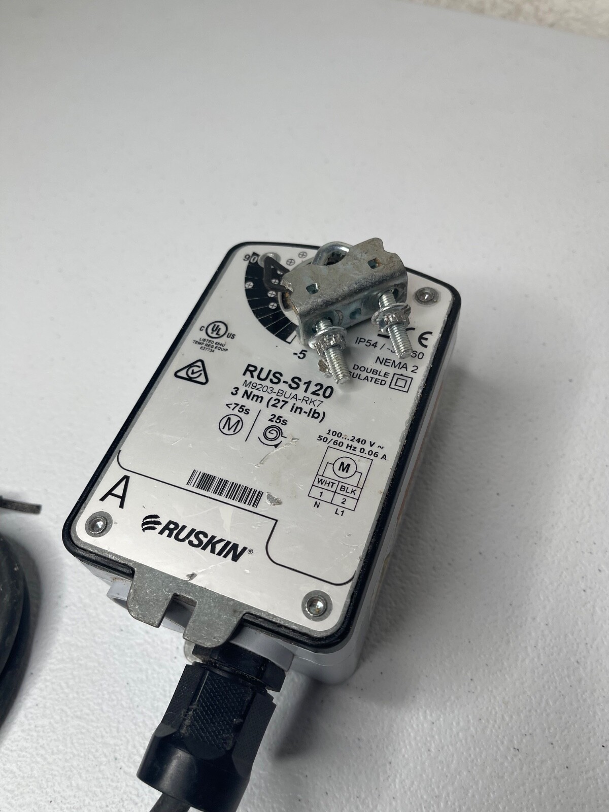 Ruskin Johnson Controls RUS-S120 M9203-BUA-RK7 Damper Actuator