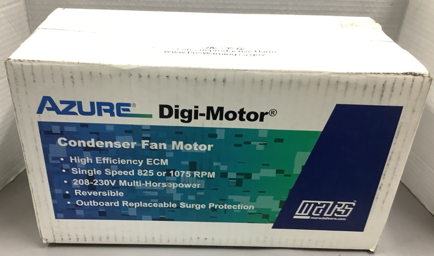Mars 10874 Digi-Motor Condenser Fan Motor Multi-HP 825/1075RPM 208-230VAC(R106)