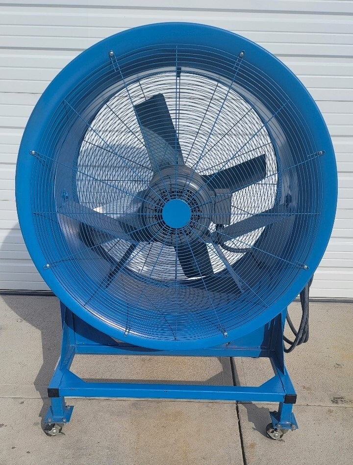 Patterson 34” High Velocity Industrial Fan. 230/ 460 Volts. 3 Phase on Pedestal